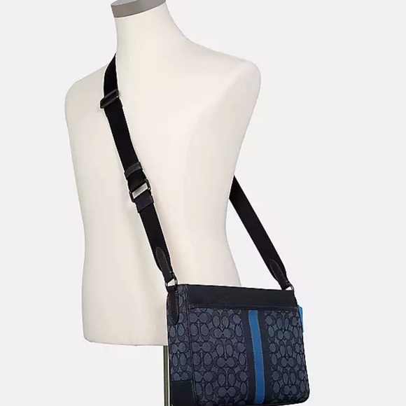 Coach Thompson Crossbody With Varsity Stripe - Picture 3 of 3